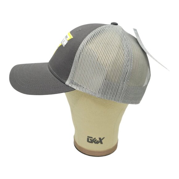 Monster Jam Embroidered Logo Mesh Snapback Cap Chino Twill Trucker Baseball Hat - Picture 10 of 13